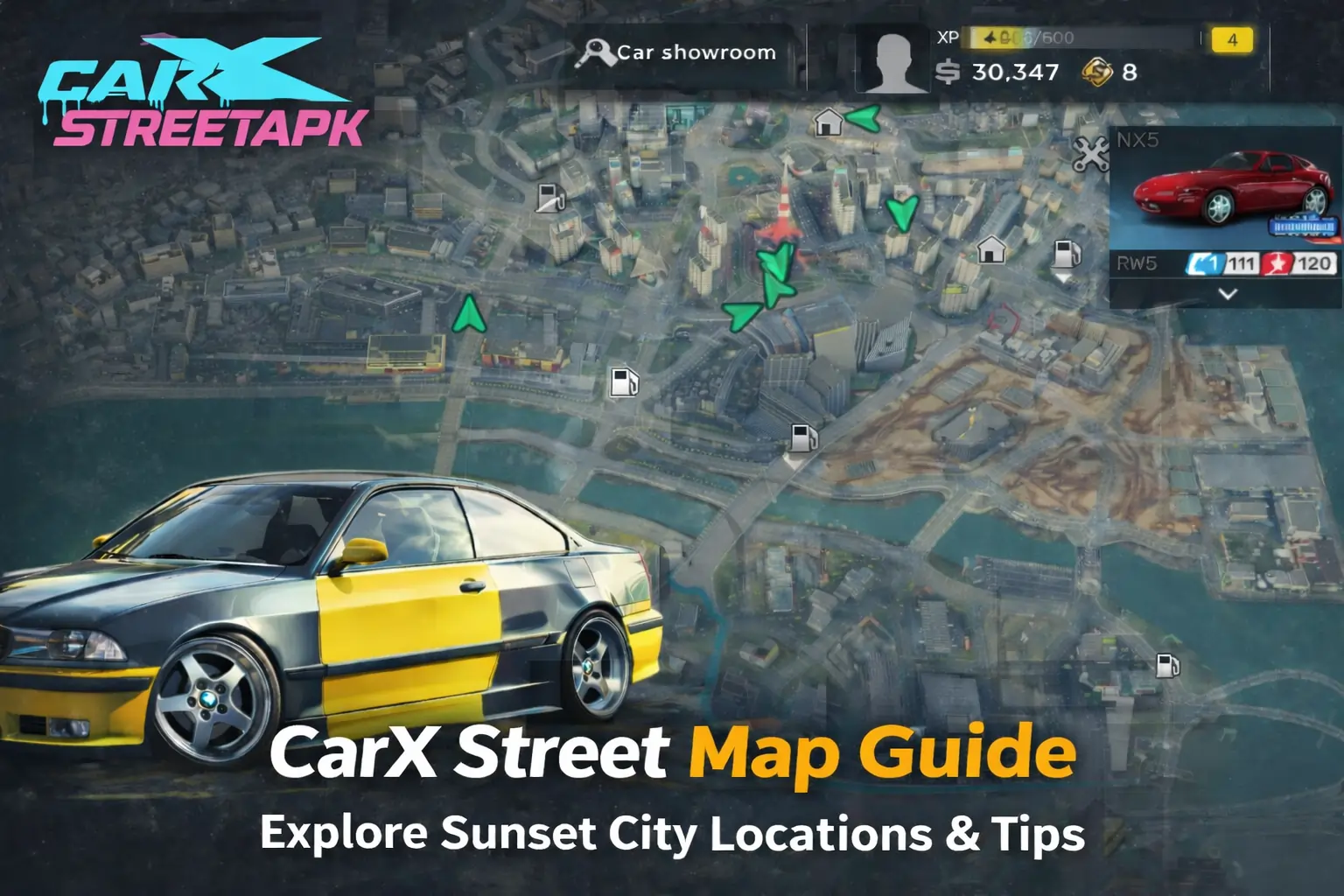 CarX Street Map